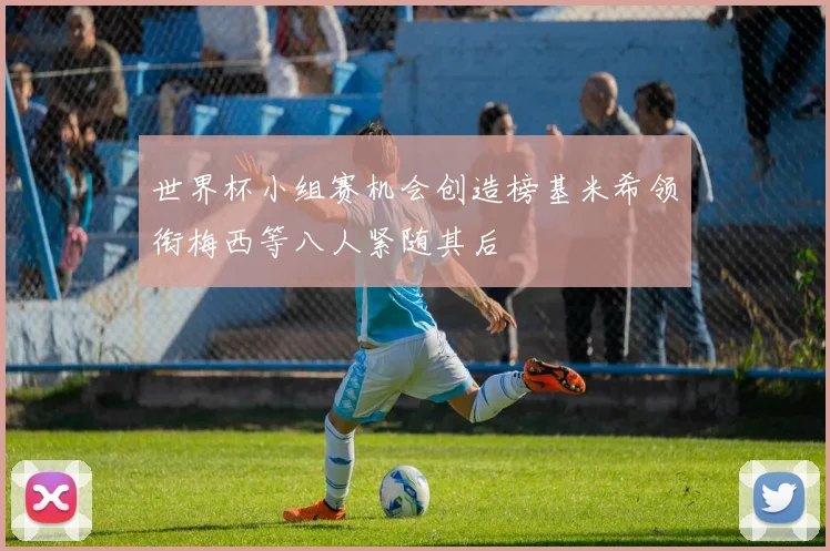 世界杯小组赛机会创造榜基米希领衔梅西等八人紧随其后